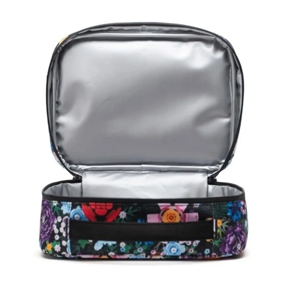 NWT LEGO +  Herschel Botanical Collection POP QUIZ LUNCH BOX Floral Garden